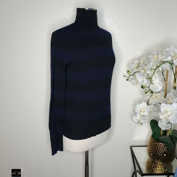 RAG & BONE ‘Careen’ Striped Mock Neck sweater - Picture 3 of 8